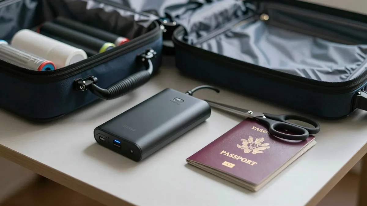 モバイルバッテリー・はさみ・パスポートなど手荷物で注意したい持ち物
